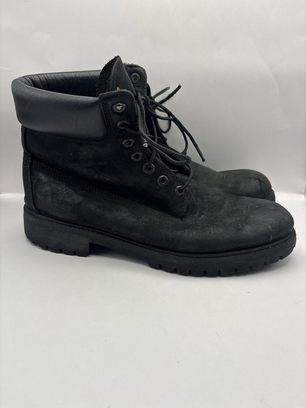 Timberland Premium 6 Inch Waterproof Black Boots Men Size 9